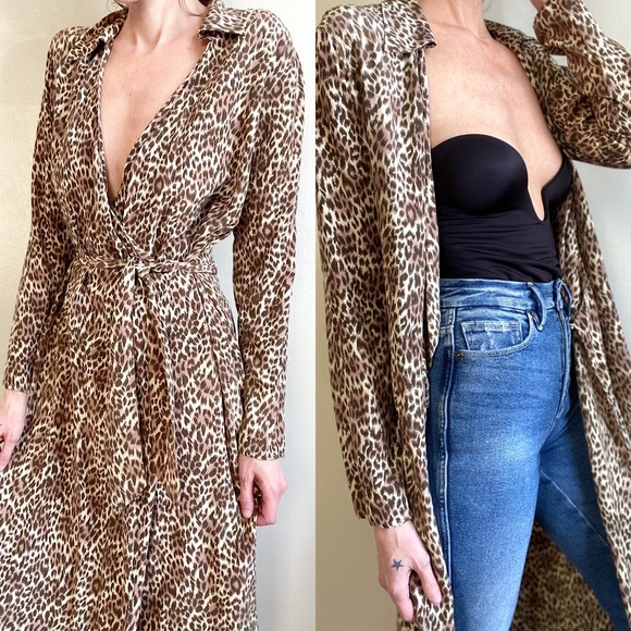 Vintage Dresses & Skirts - Vintage silk wrap dress